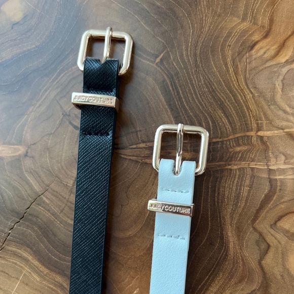 Juicy Couture Accessories - Juicy couture skinny belts size small